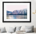 Mountains lake by Pexels on GIANT ART - blue landscape