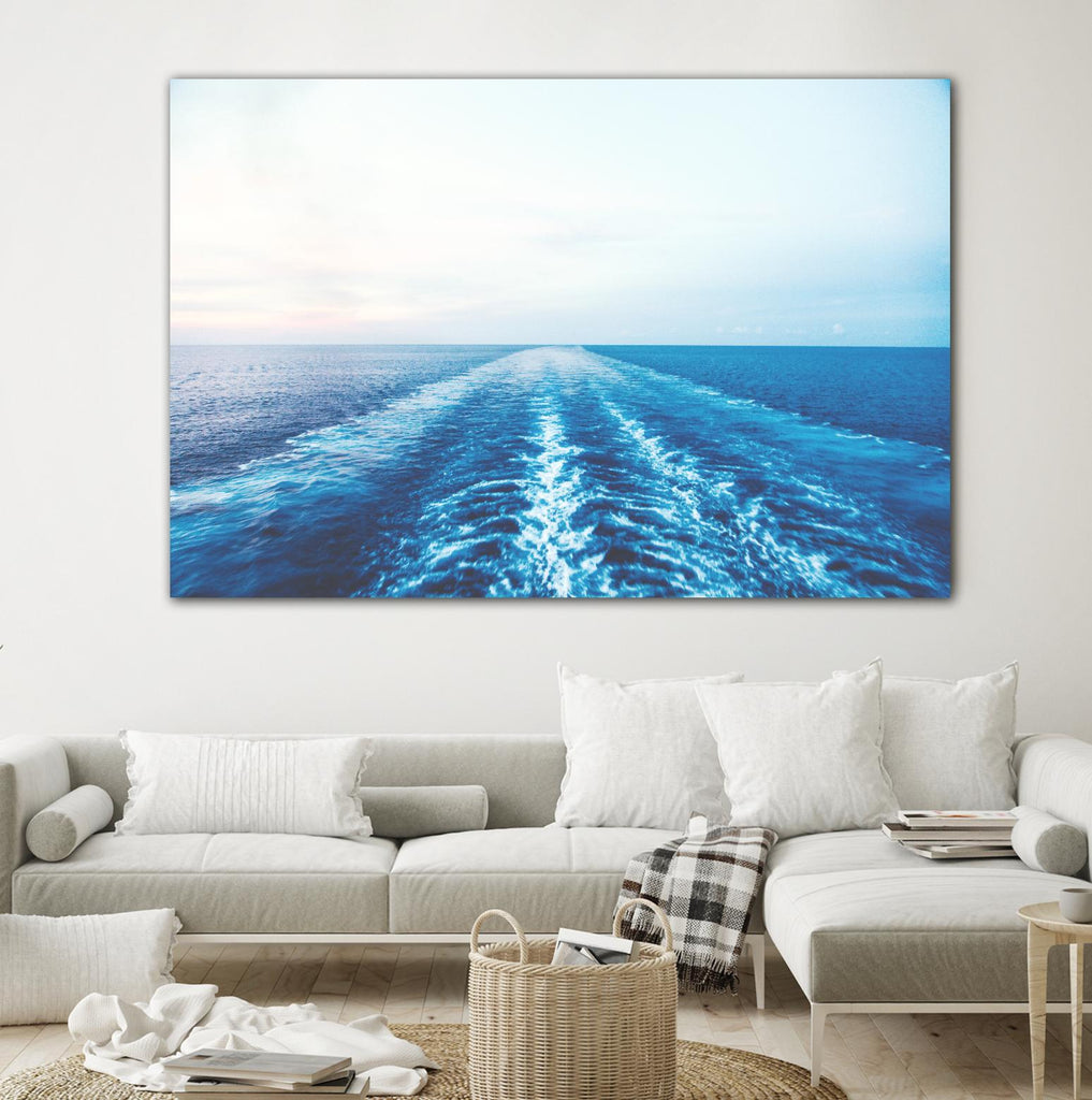 Sea trail by Pexels on GIANT ART - white sea scene