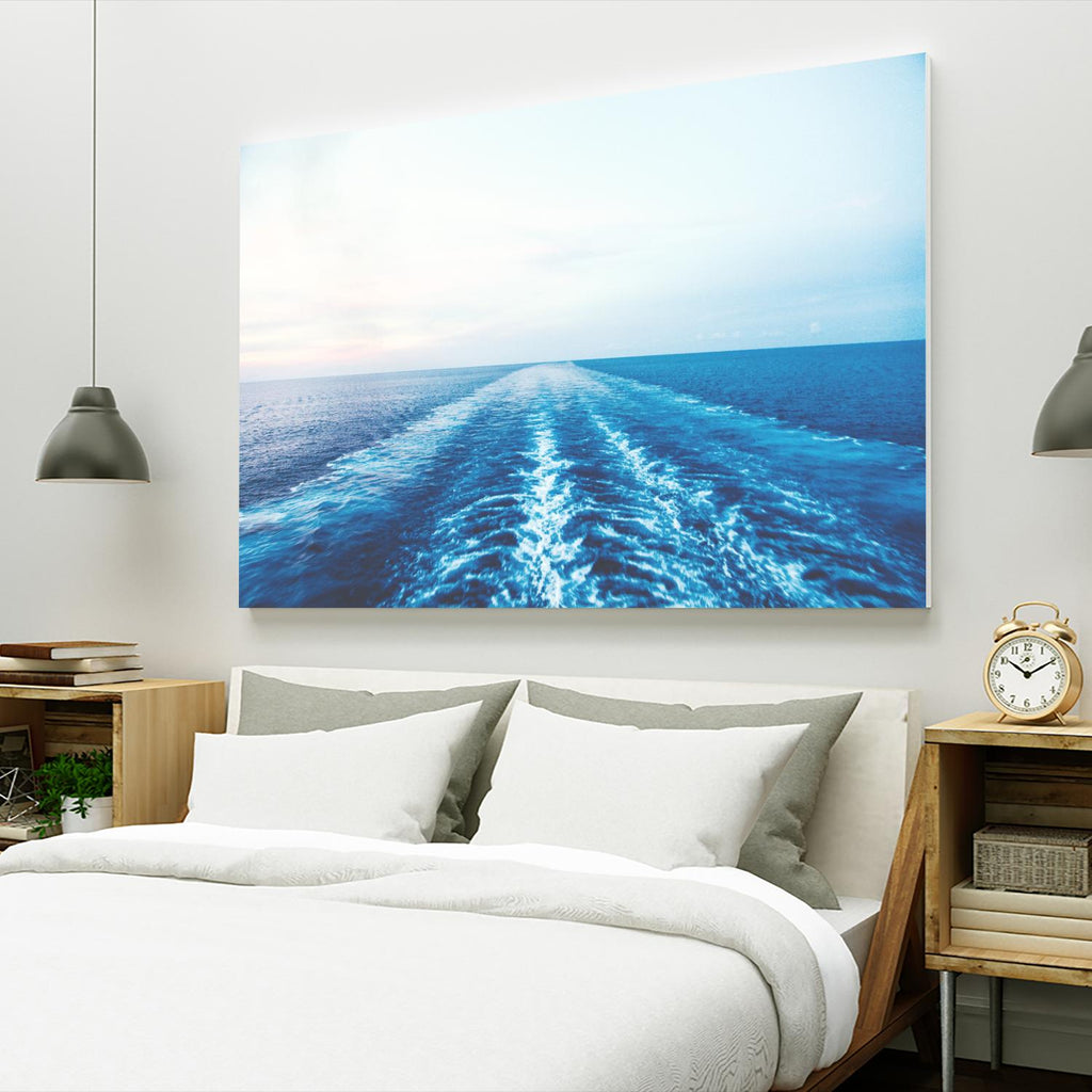 Sea trail by Pexels on GIANT ART - white sea scene