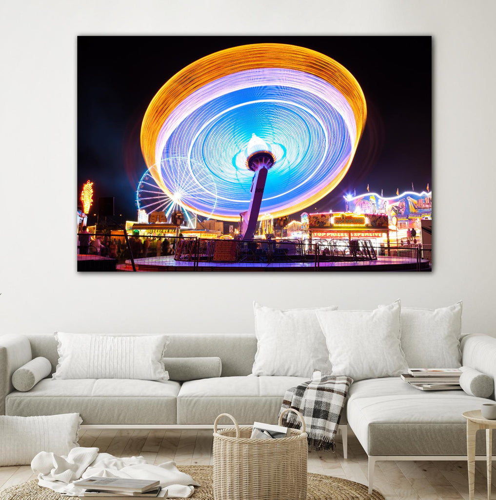 Spin it by Pexels on GIANT ART - blue leisure