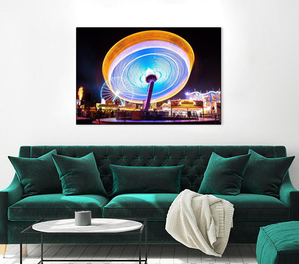 Spin it by Pexels on GIANT ART - blue leisure