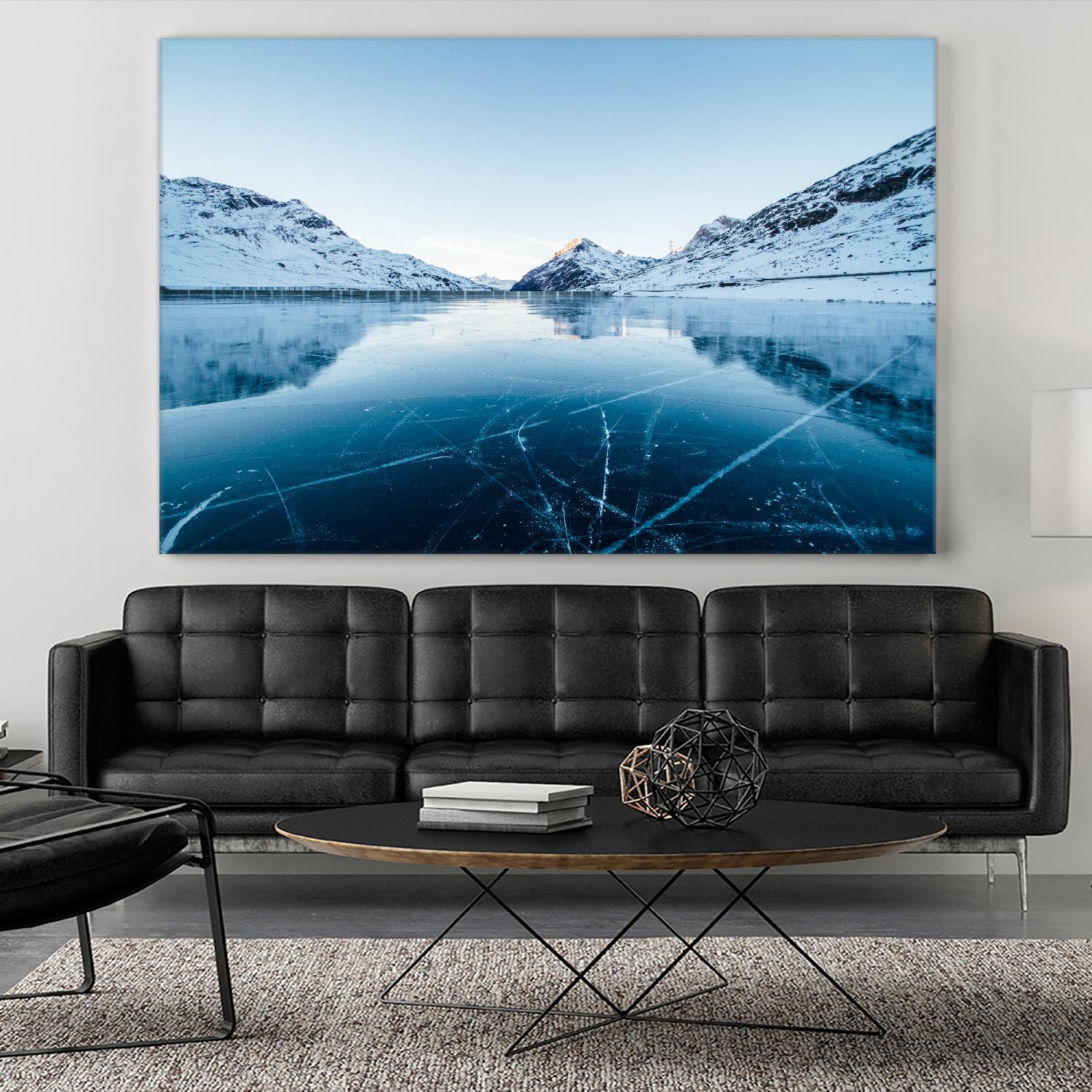 Thin Ice by Pexels on GIANT ART - white landscape