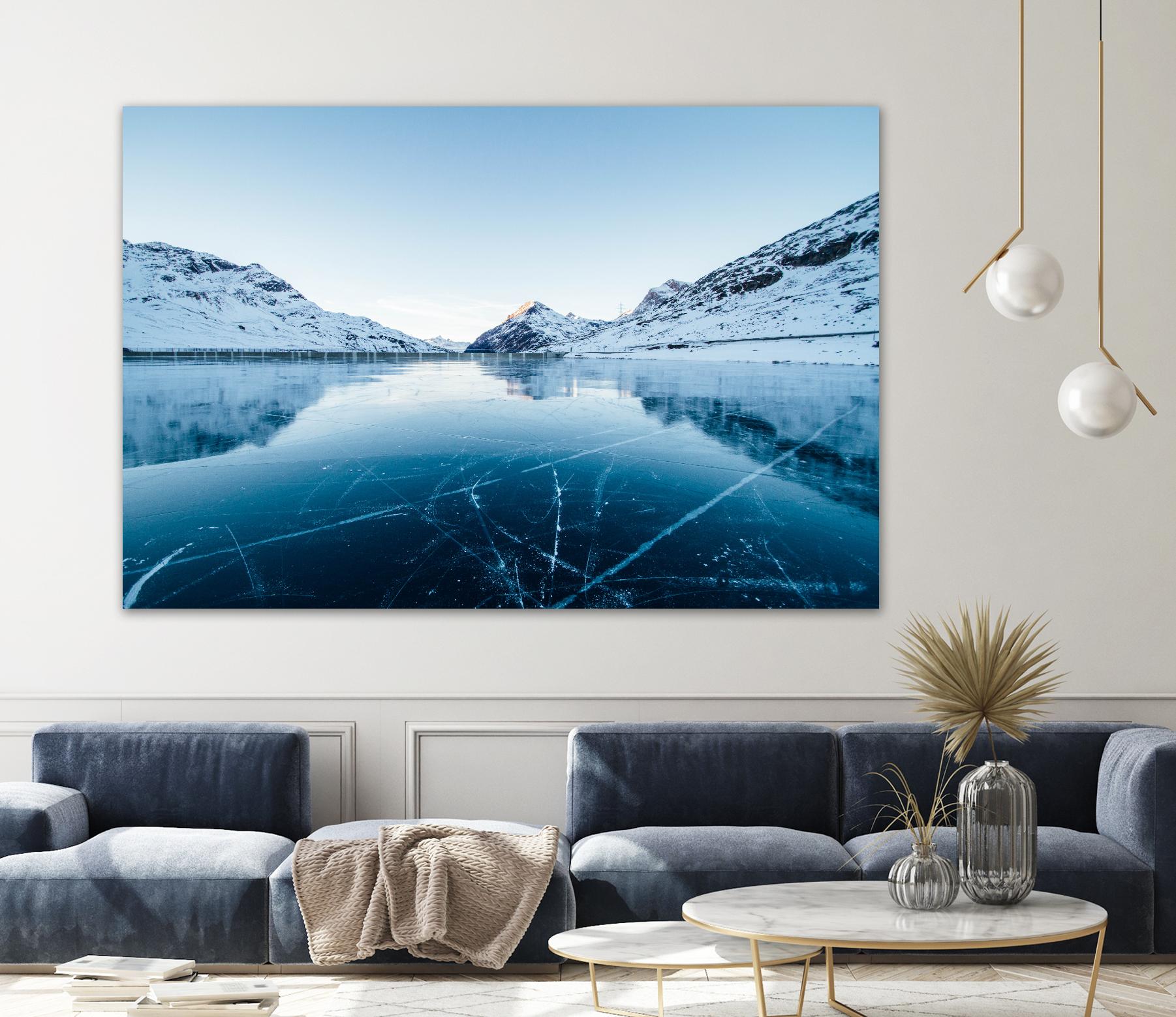 Thin Ice by Pexels on GIANT ART - white landscape