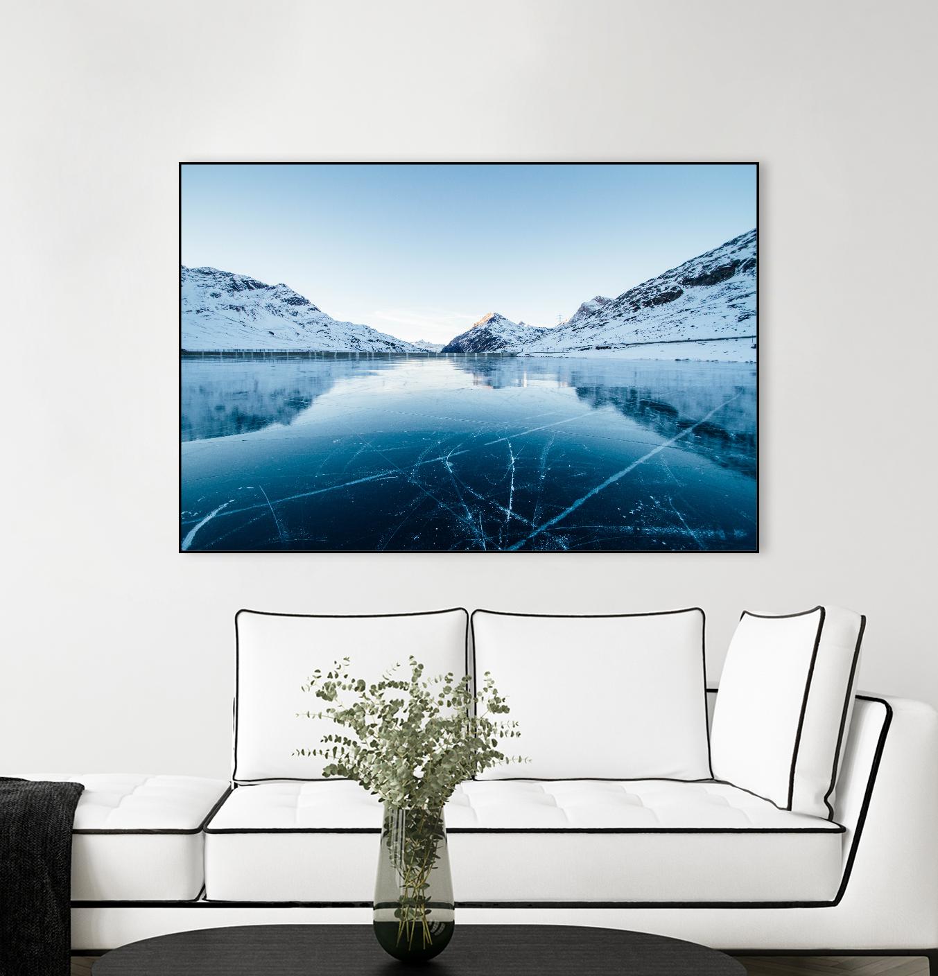 Thin Ice by Pexels on GIANT ART - white landscape