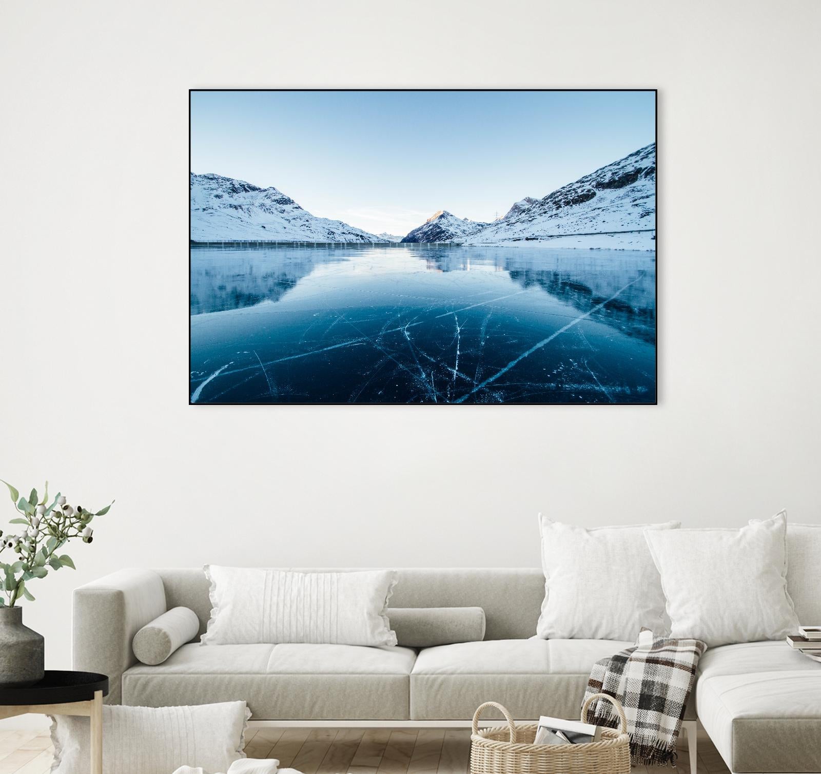 Thin Ice by Pexels on GIANT ART - white landscape