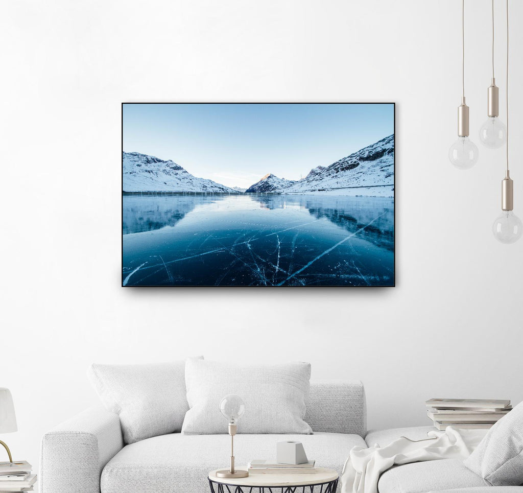 Thin Ice by Pexels sur GIANT ART - paysage blanc