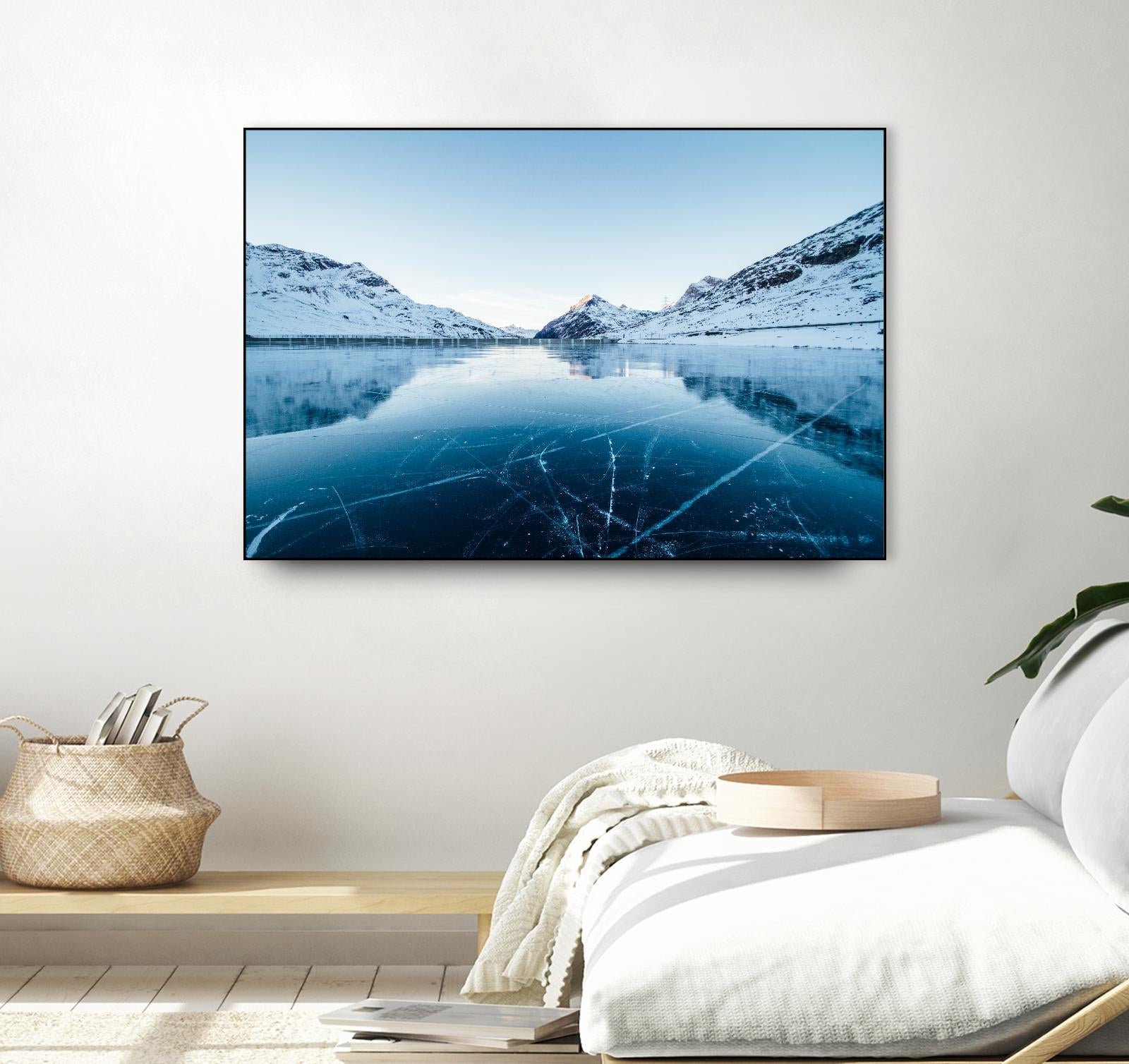 Thin Ice by Pexels on GIANT ART - white landscape