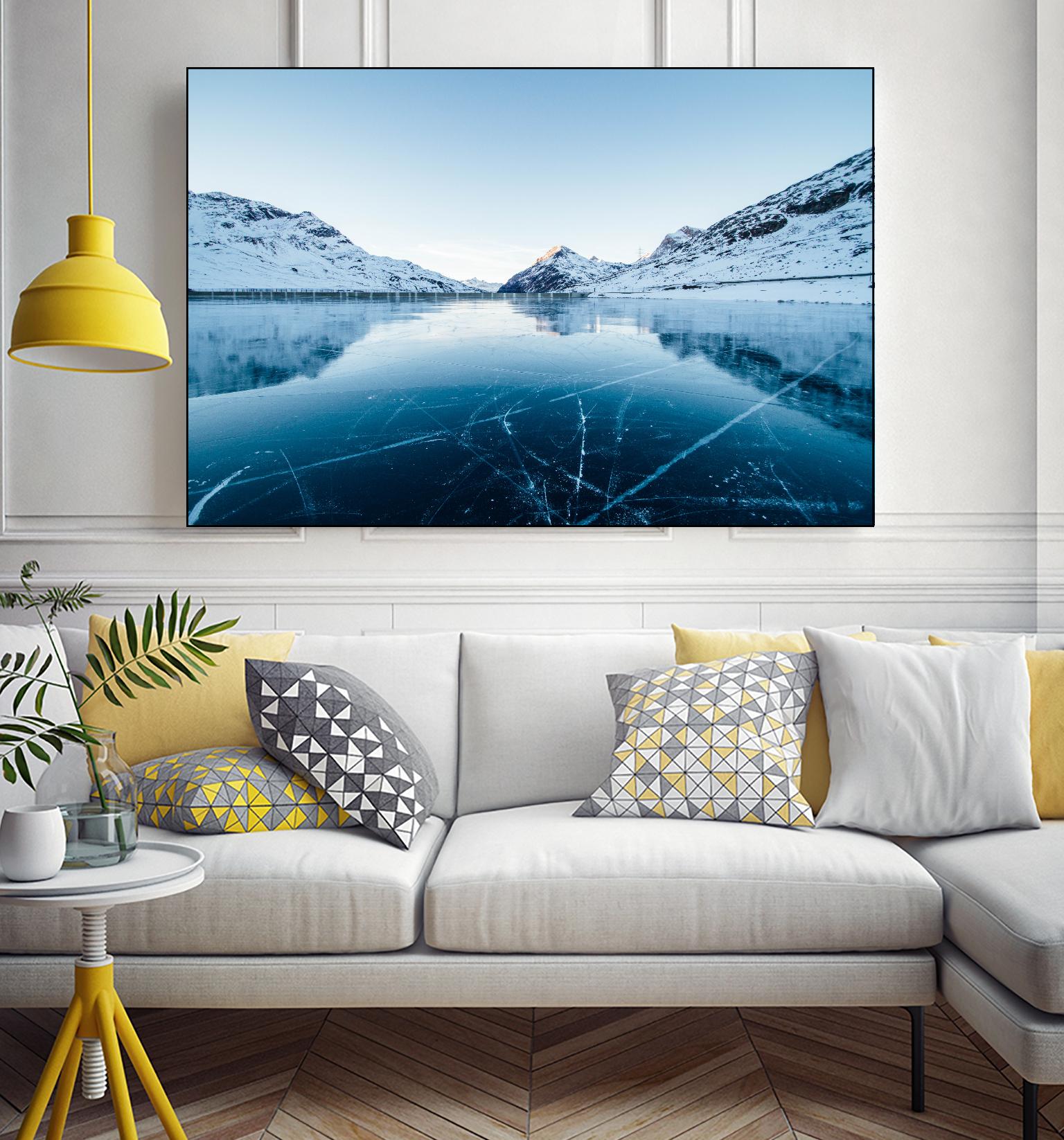 Thin Ice by Pexels on GIANT ART - white landscape