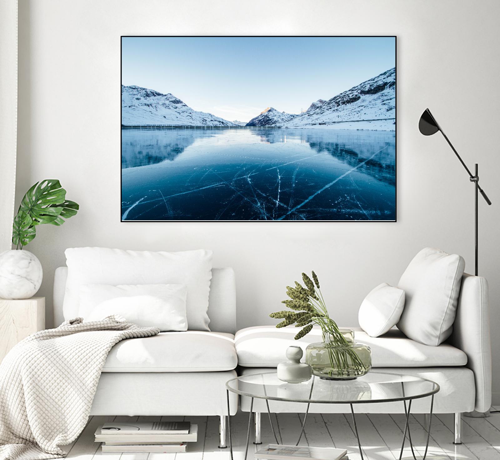 Thin Ice by Pexels on GIANT ART - white landscape