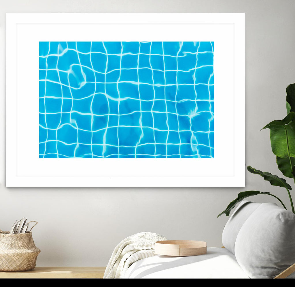 Pool lines by Pexels on GIANT ART - white leisure pool