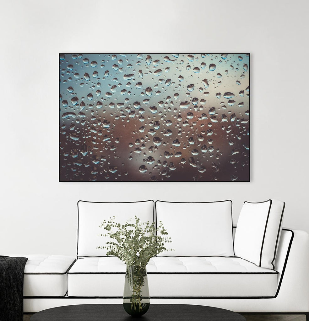 Rain drops par Pexels sur GIANT ART - art photo brun