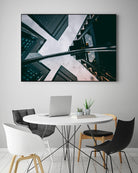 Look up by Pexels on GIANT ART - white city scene