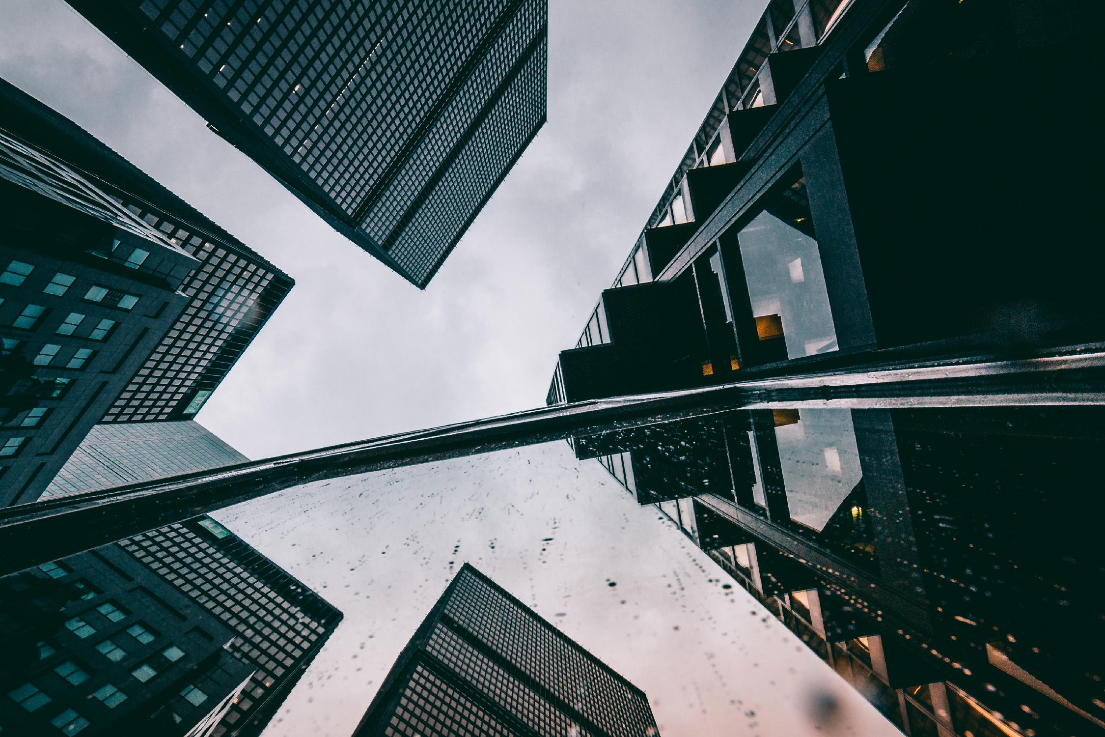 Look up by Pexels on GIANT ART - white city scene