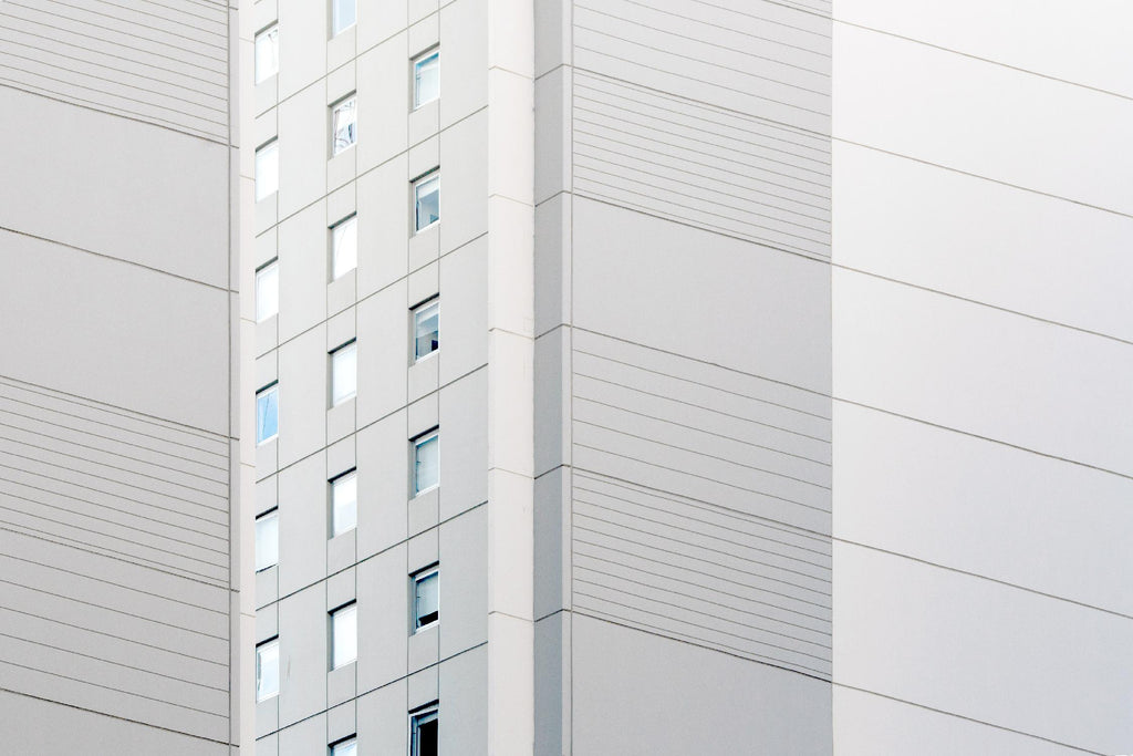 Façade VI by Pexels on GIANT ART - white architectural