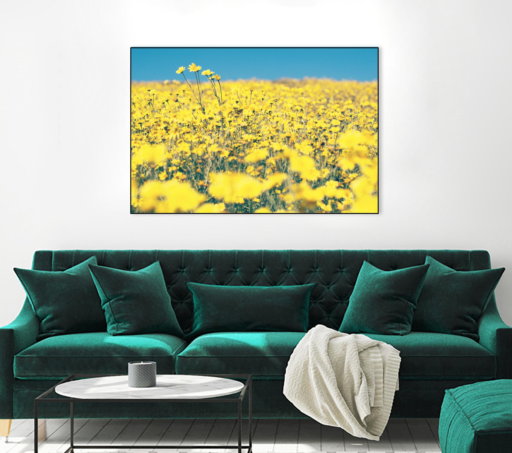 Yellow Floral by Pexels on GIANT ART - blue floral
