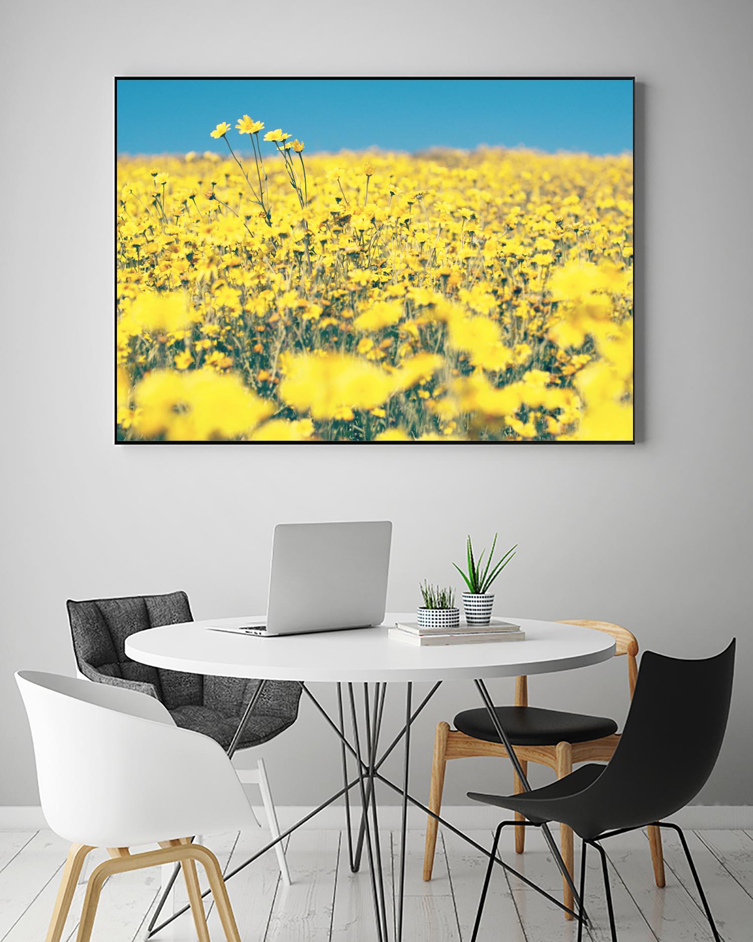 Yellow Floral by Pexels on GIANT ART - blue floral