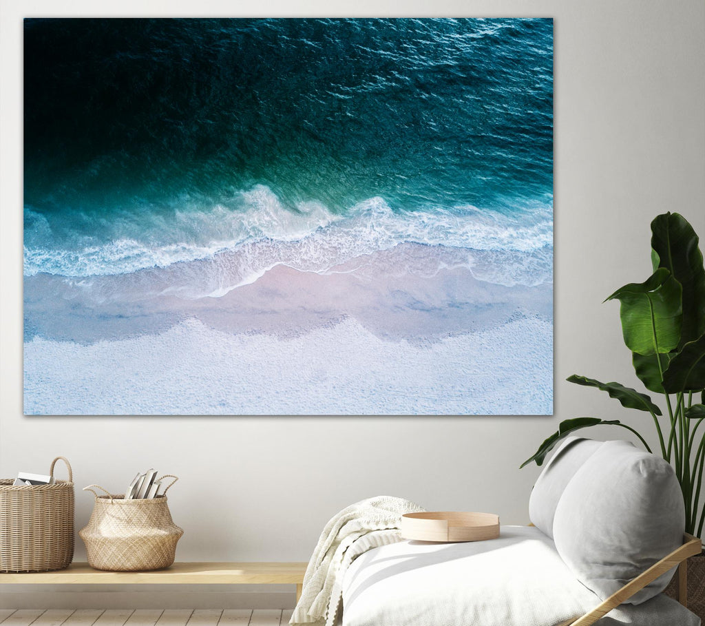 High tide by Pexels on GIANT ART - beige sea scene