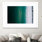 Shoreline by Pexels on GIANT ART - white sea scene