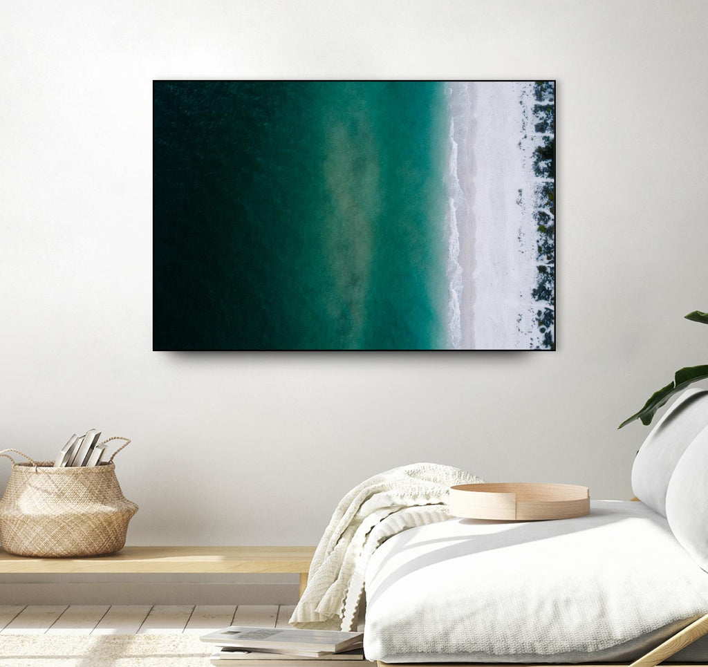 Shoreline by Pexels on GIANT ART - white sea scene