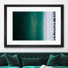 Shoreline by Pexels on GIANT ART - white sea scene