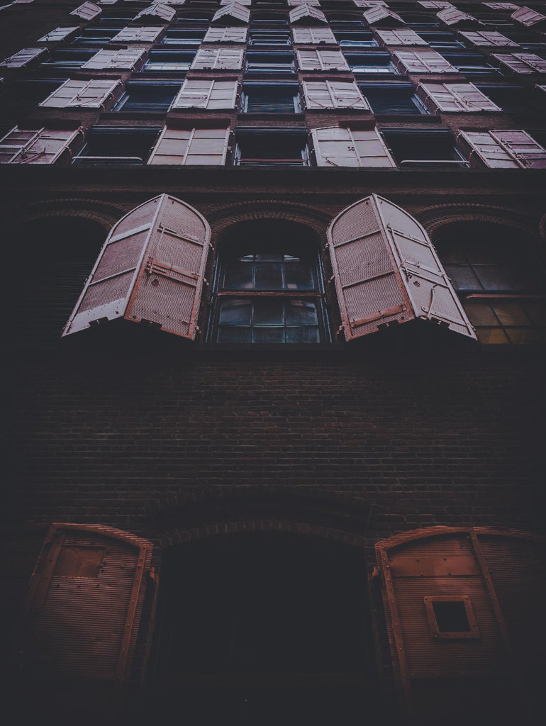 Windows IV by Pexels on GIANT ART - black architectural