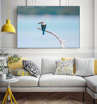 Bird on a branch by Pexels on GIANT ART - white animals