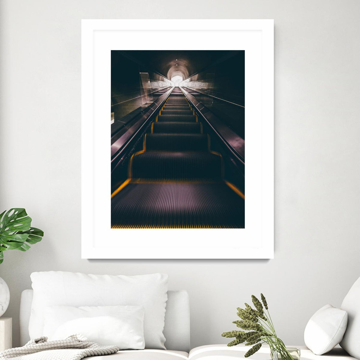 Escalator - Art Print by Pexels | GIANT ART
