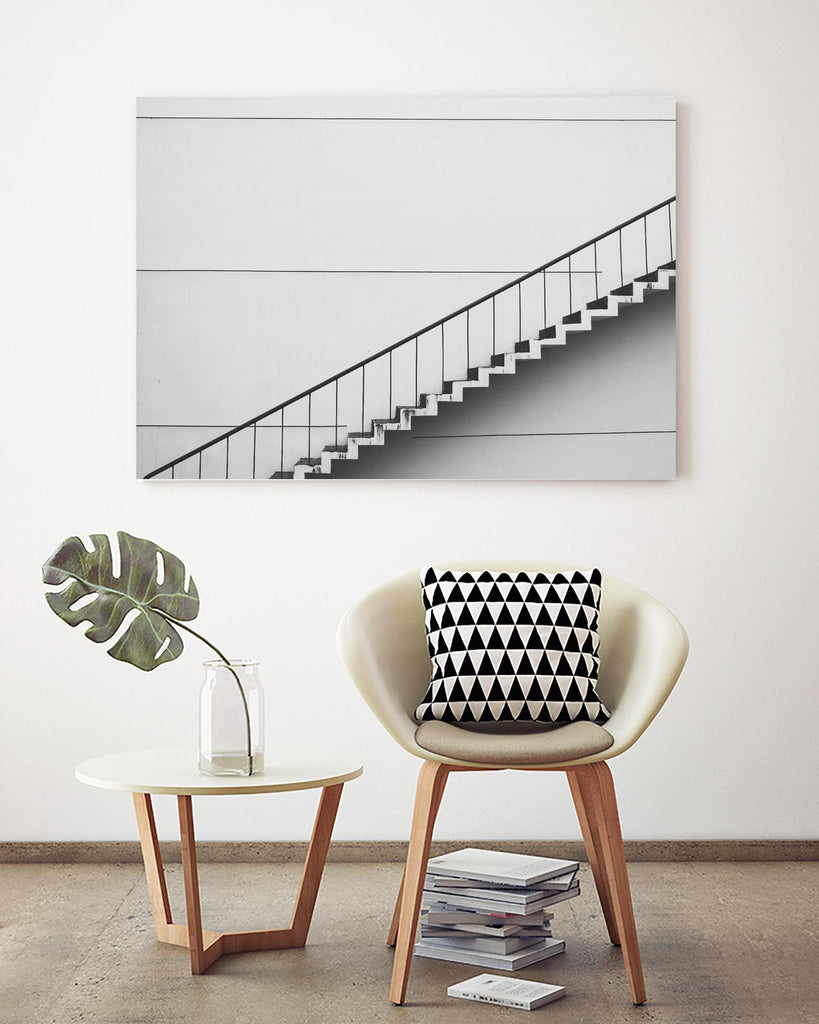 Diagonal Staircase par Pexels sur GIANT ART - art photo blanc