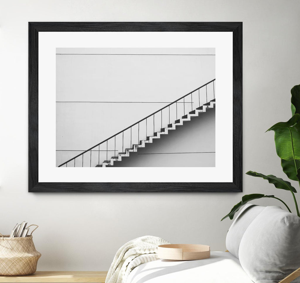 Diagonal Staircase by Pexels on GIANT ART - white photo art