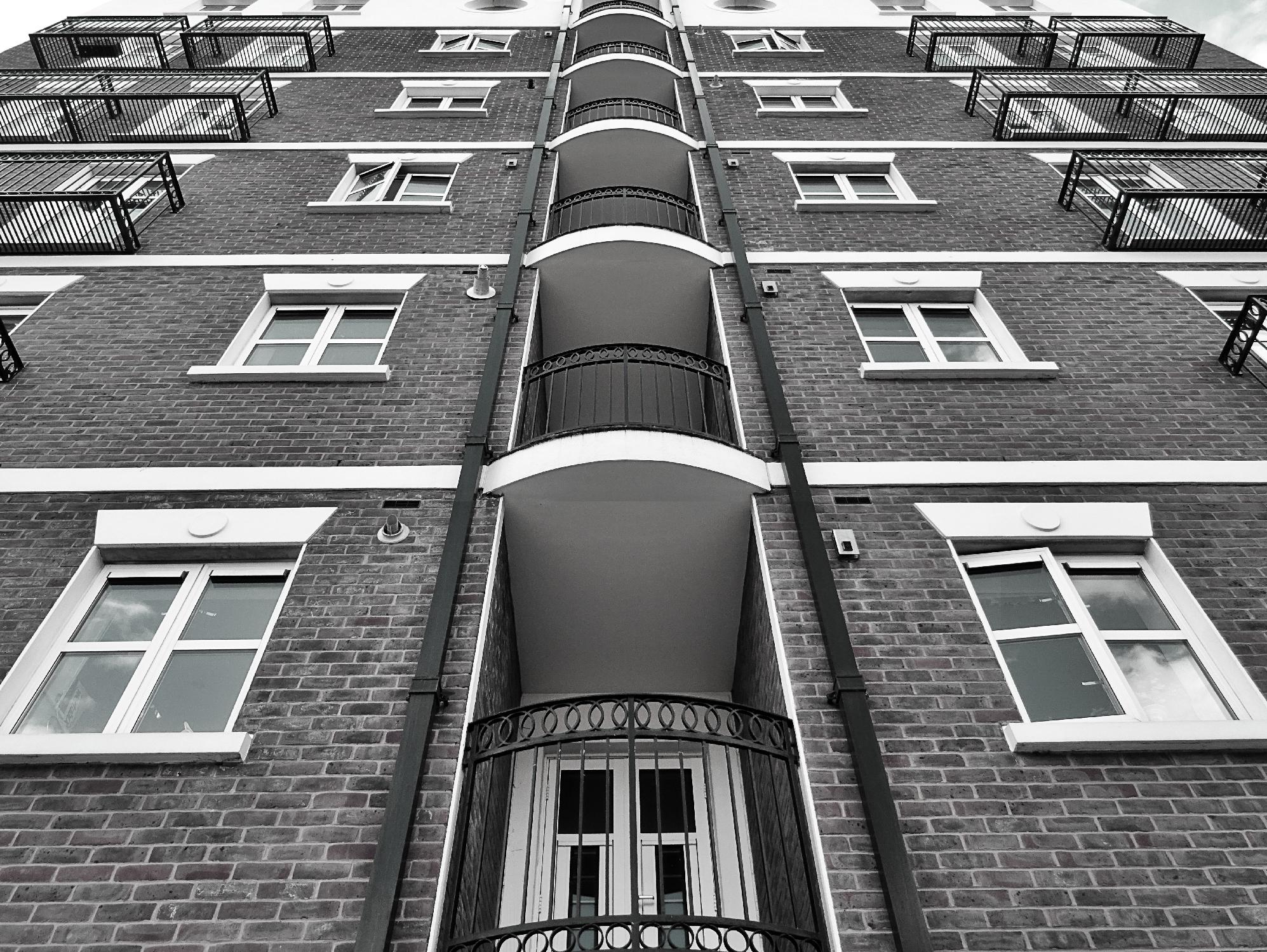 Façade VII par Pexels sur GIANT ART - architecture blanche