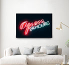 Open 24 hours by Pexels on GIANT ART - black photo art