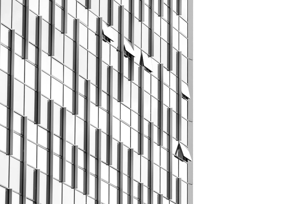 Façade VIII par Pexels sur GIANT ART - noir architectural