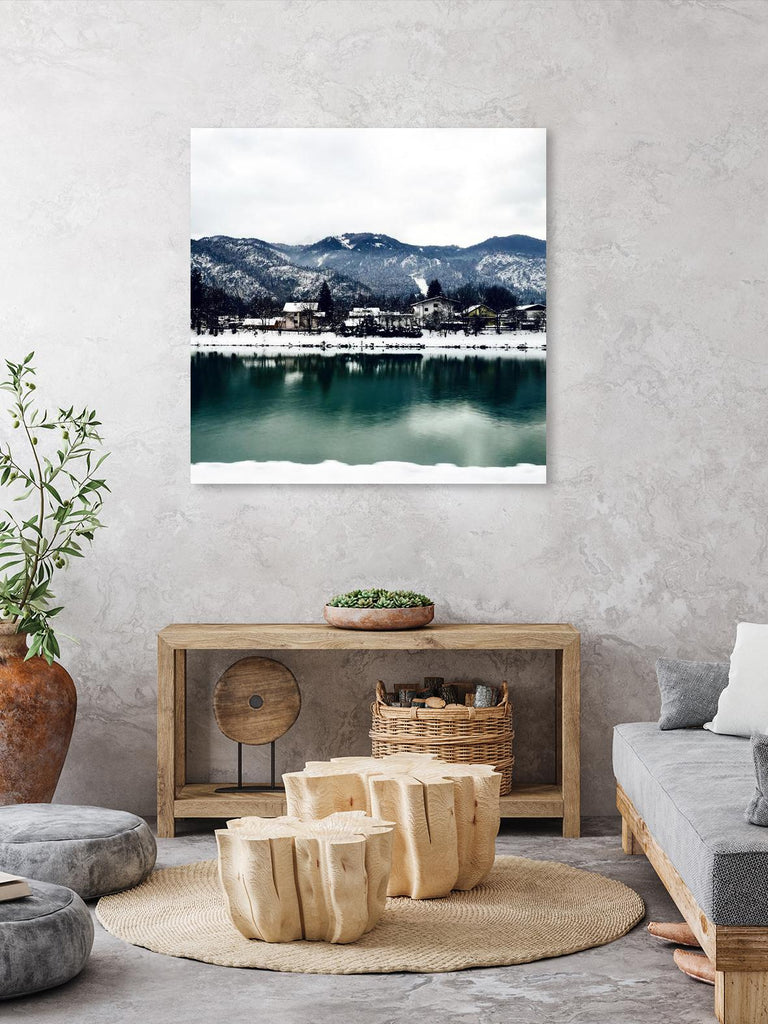 Winter paradise par Pexels sur GIANT ART - paysage vert