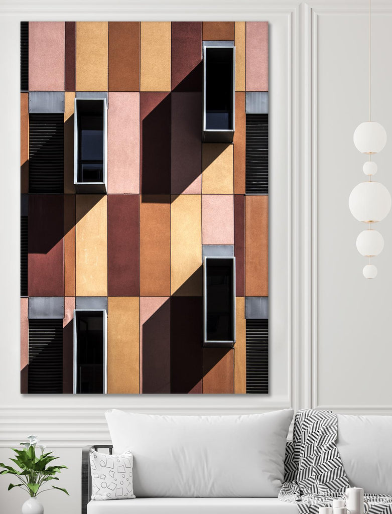 Façade IX par Pexels sur GIANT ART - noir architectural