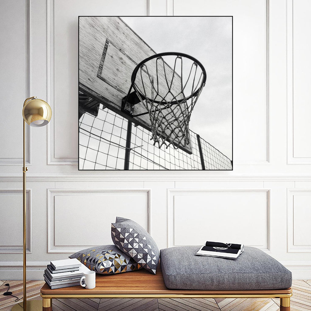 Basket Hoop by Pexels on GIANT ART - black sport