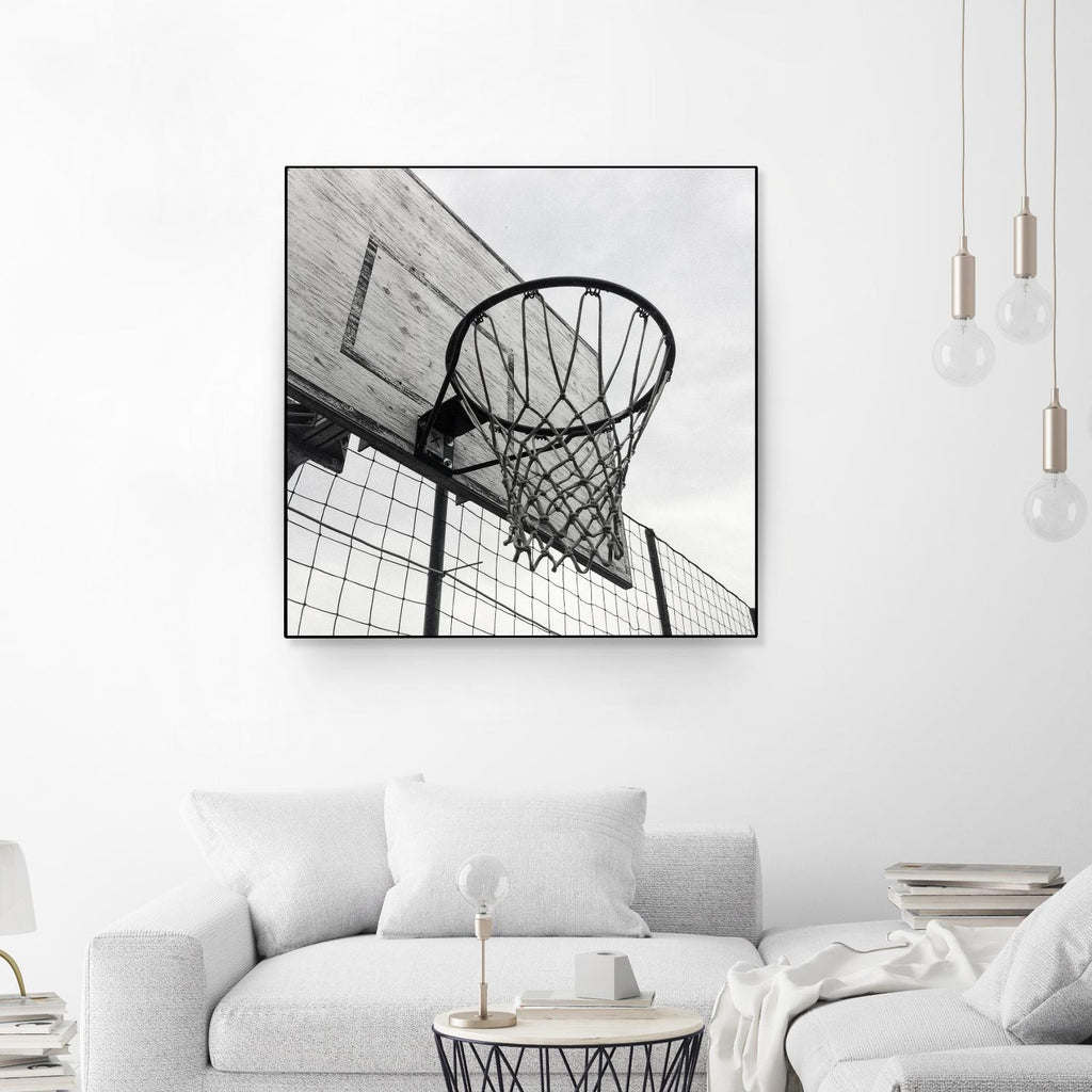 Basket Hoop by Pexels on GIANT ART - black sport