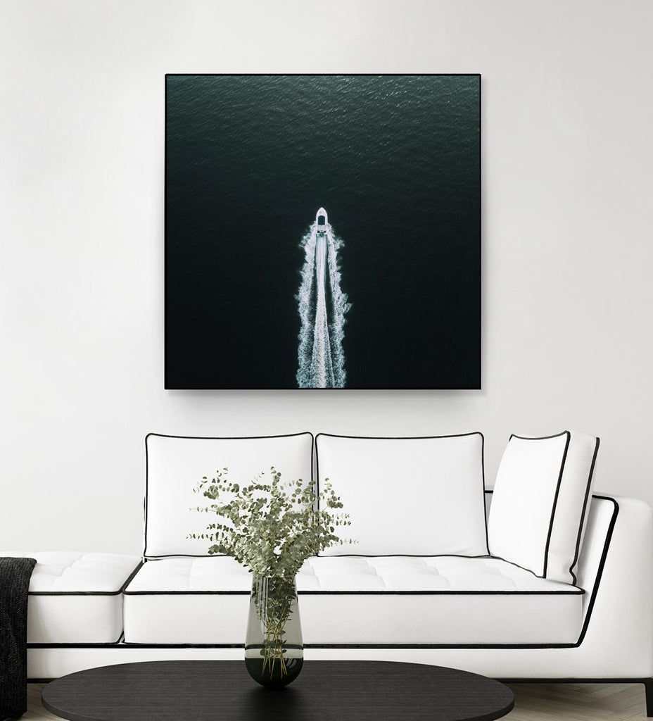 Row your boat by Pexels on GIANT ART - black nautical