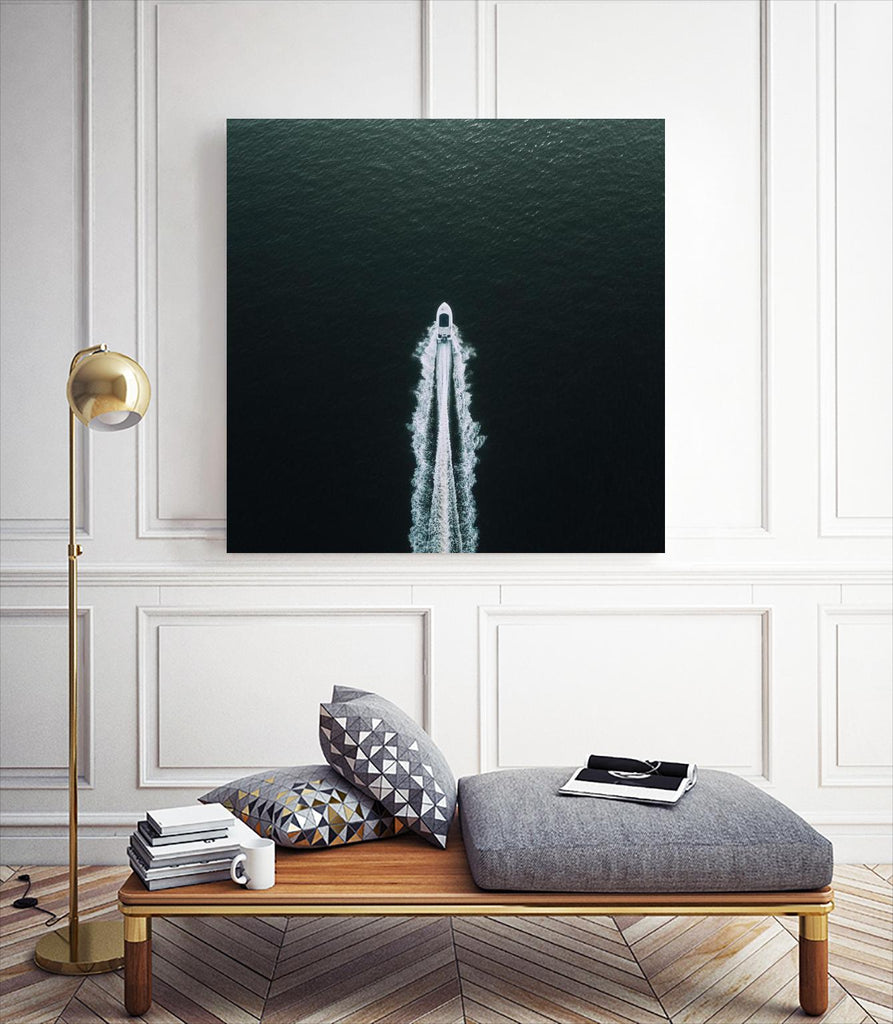 Row your boat by Pexels on GIANT ART - black nautical