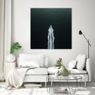 Row your boat by Pexels on GIANT ART - black nautical