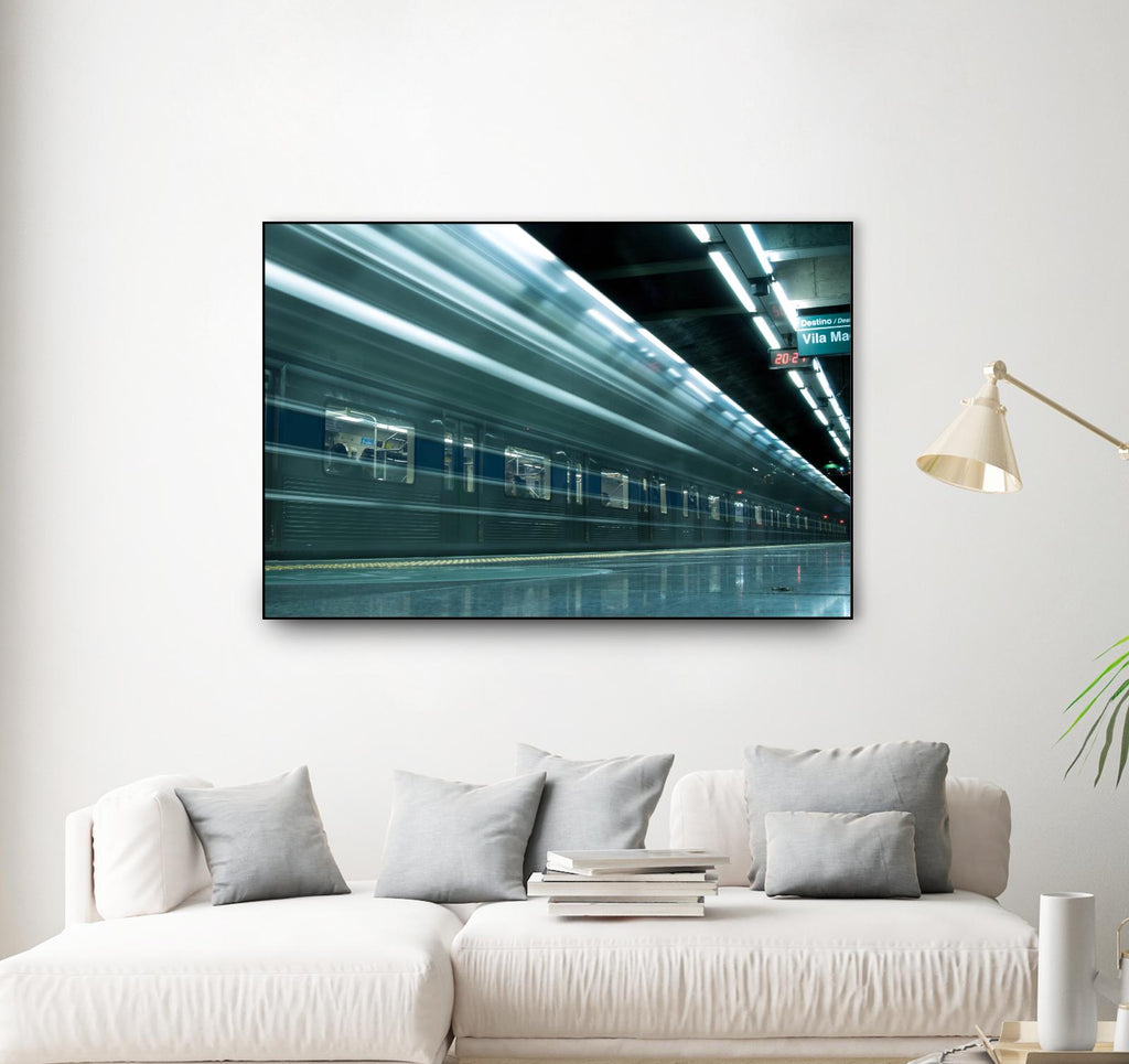 Fast Metro par Pexels sur GIANT ART - art photo blanc