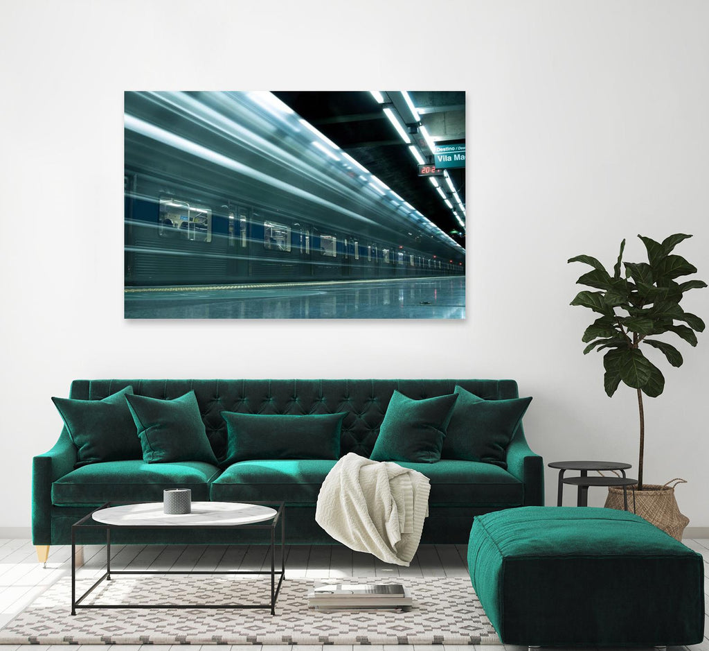 Fast Metro par Pexels sur GIANT ART - art photo blanc