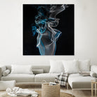 Blue smoke by Pexels on GIANT ART - blue photo art