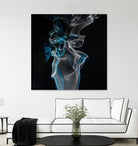 Blue smoke by Pexels on GIANT ART - blue photo art