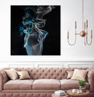 Blue smoke by Pexels on GIANT ART - blue photo art