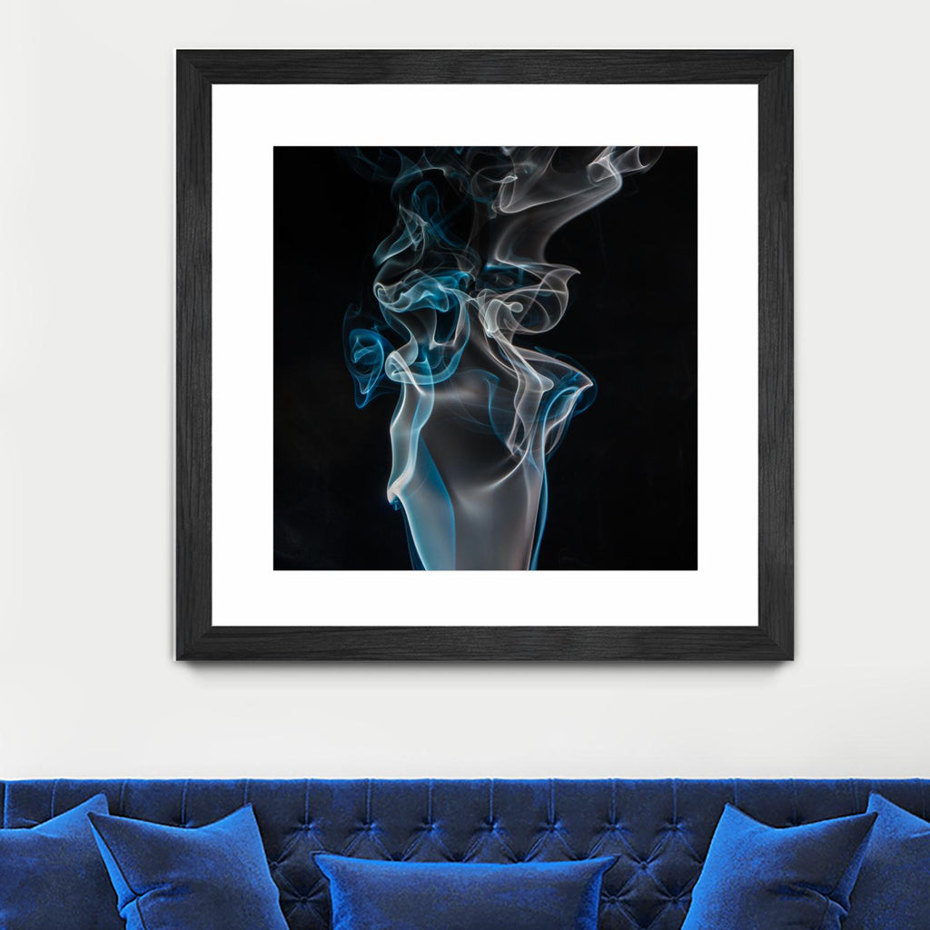 Blue smoke by Pexels on GIANT ART - blue photo art