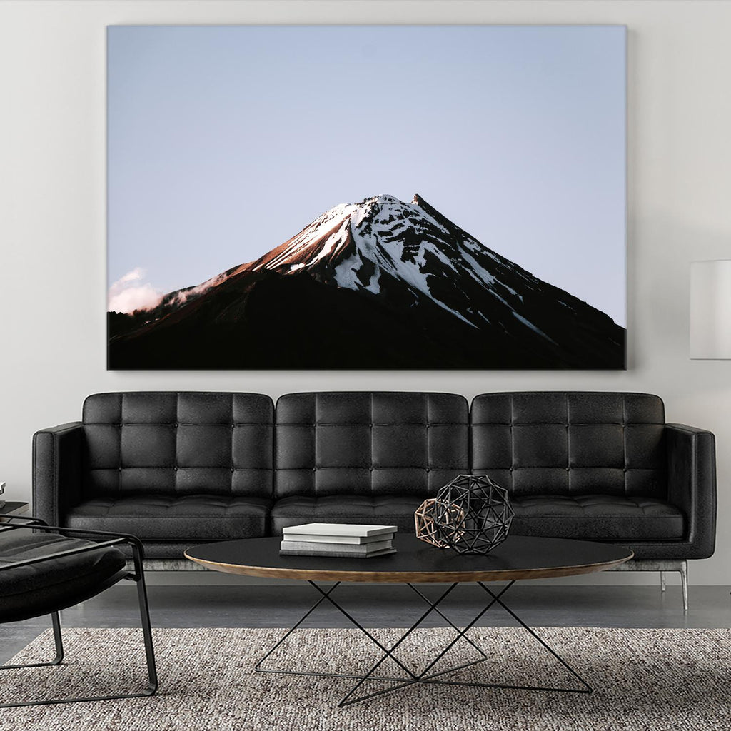 Snow on top par Pexels sur GIANT ART - paysage noir