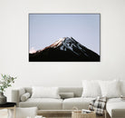 Snow on top by Pexels on GIANT ART - black landscape