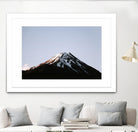 Snow on top by Pexels on GIANT ART - black landscape