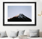 Snow on top by Pexels on GIANT ART - black landscape