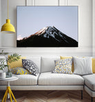 Snow on top by Pexels on GIANT ART - black landscape